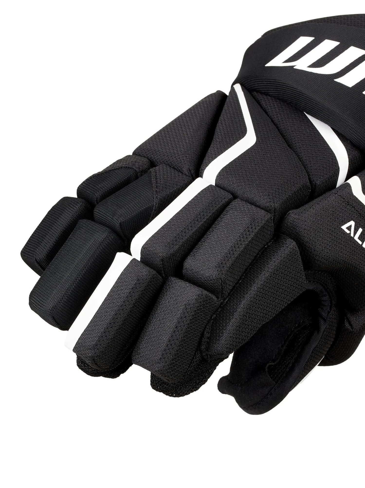 Warrior Alpha LX2 Comp JUNIOR Hokey Eldiveni I BLACK