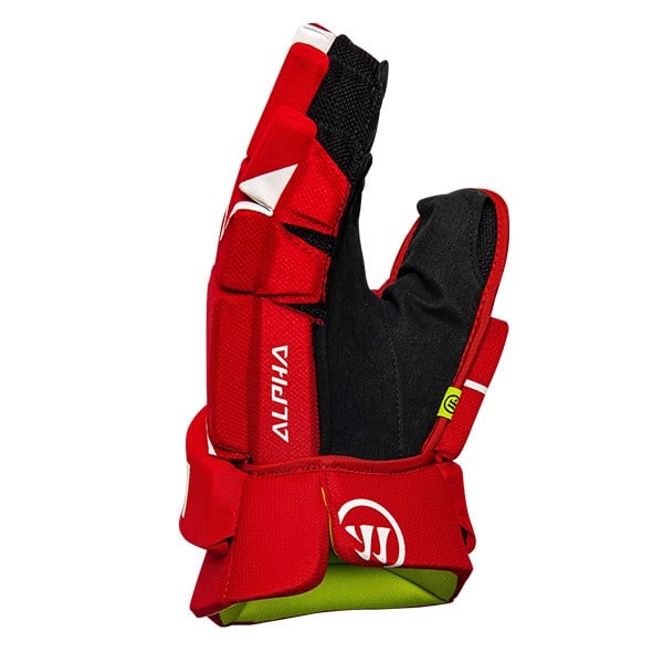 Warrior Alpha LX2 Comp SENIOR Hokey Eldiveni I RED
