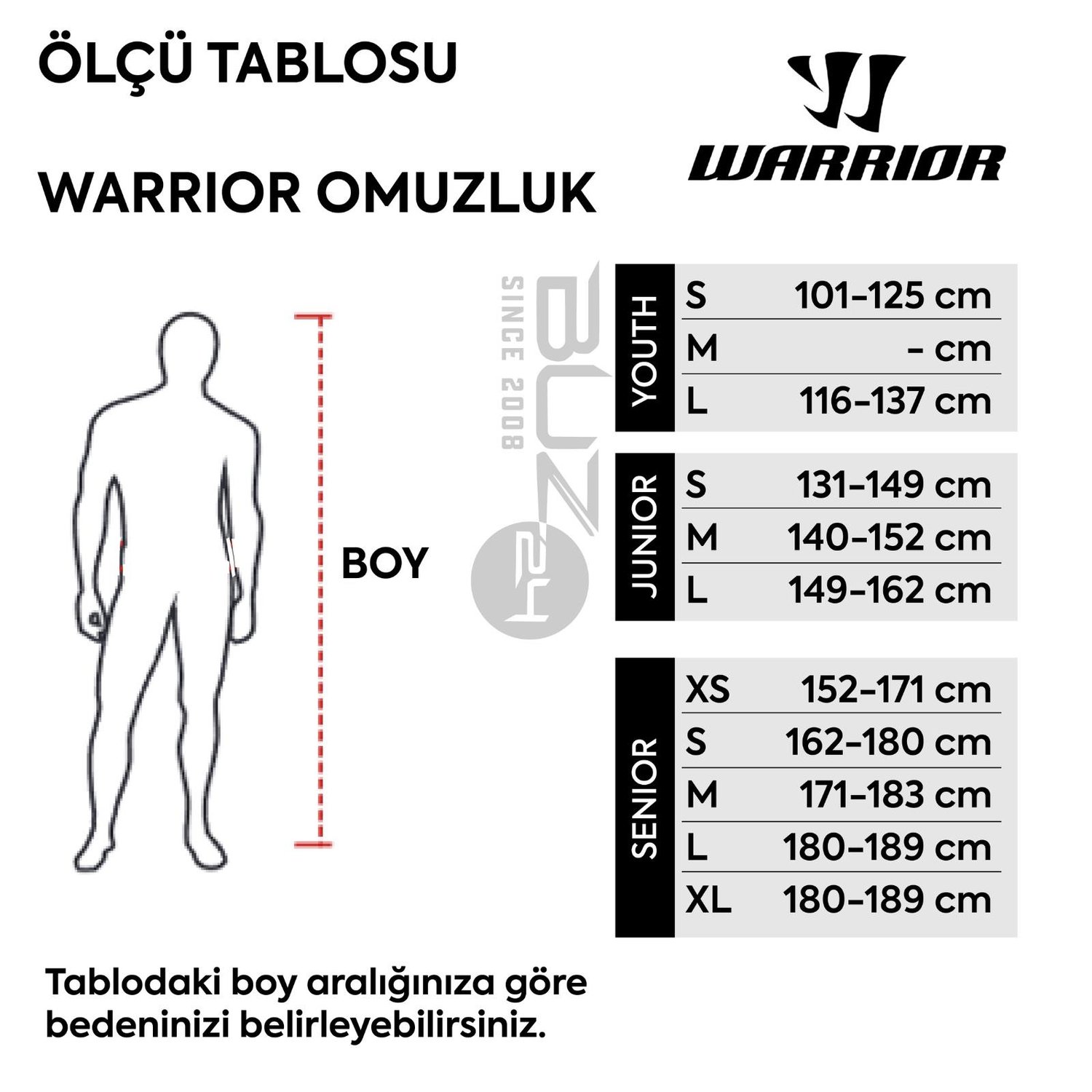 WARRIOR Alpha LX40 JR Omuzluk M