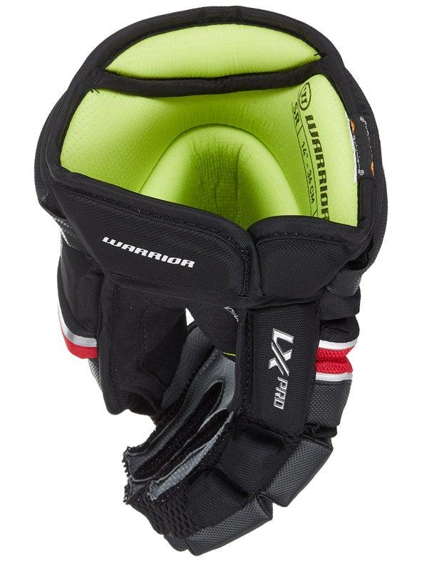 WARRIOR LX Pro 12'' Junior Hokey Eldiveni Black/Red