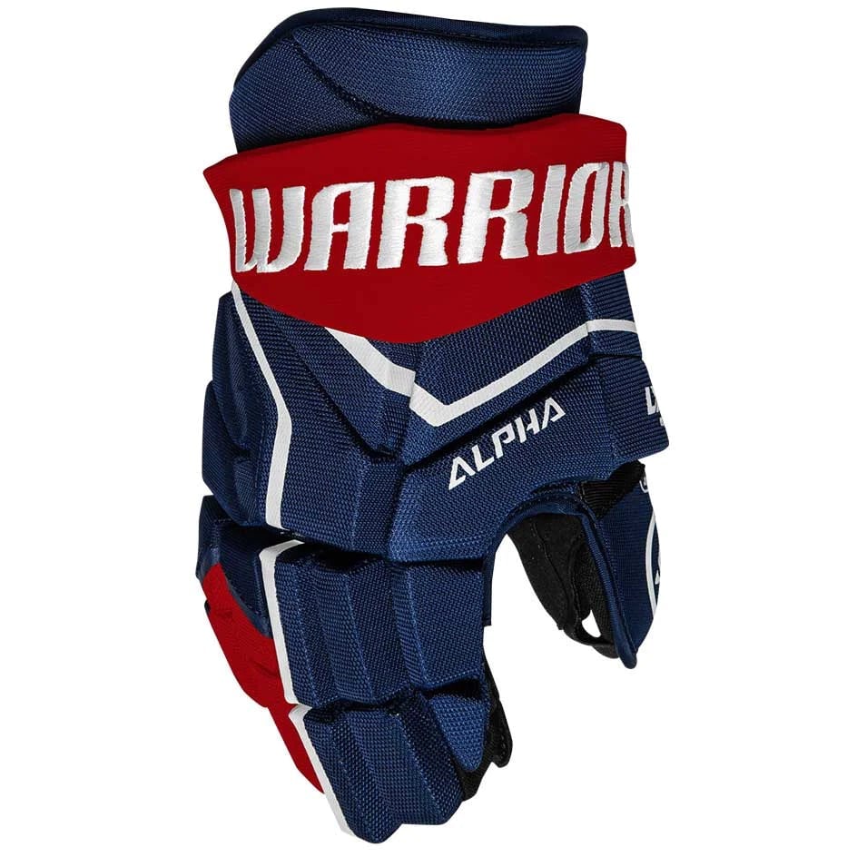 Warrior LX2 Max SENIOR Hokey Eldiveni I NAVY/RED