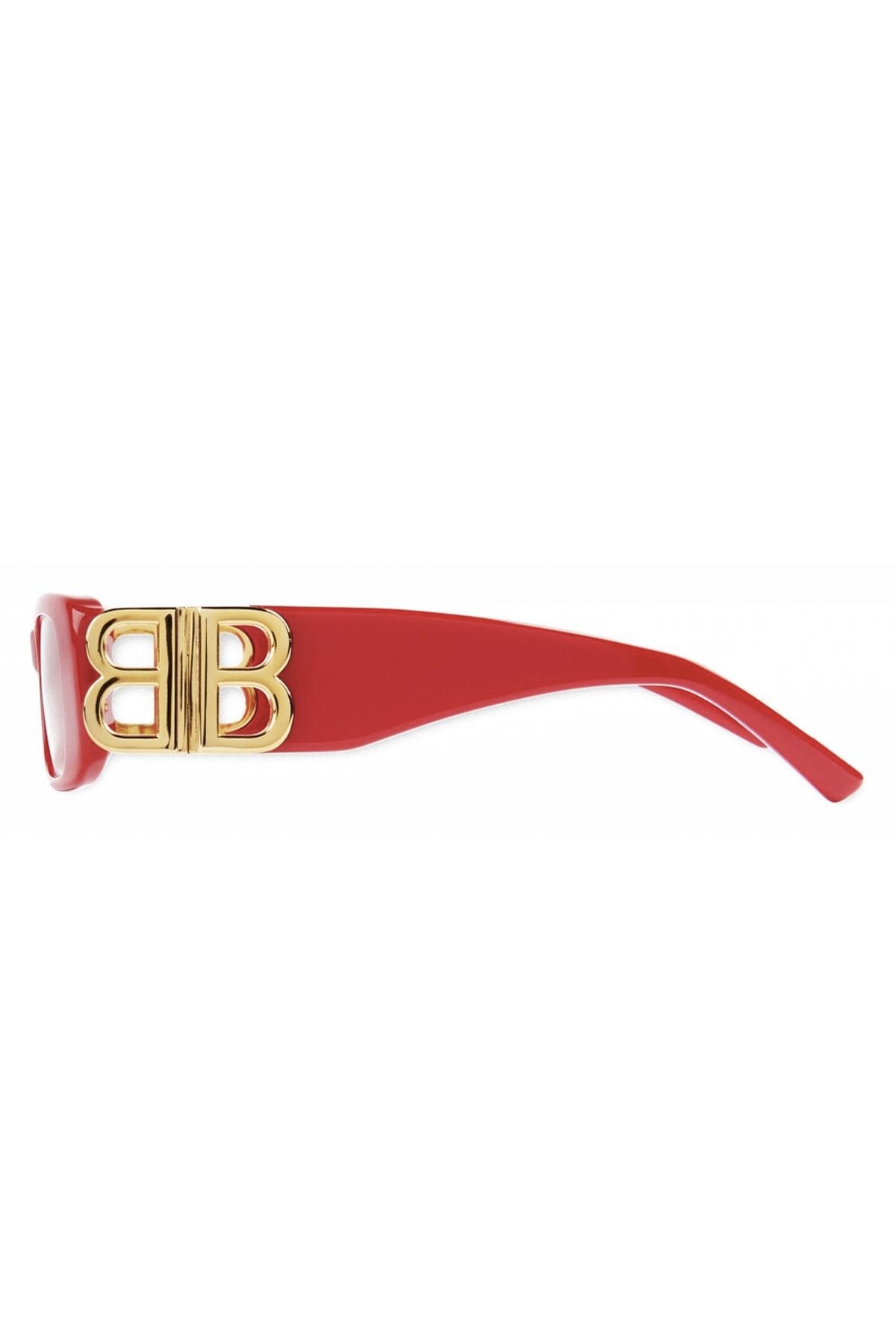 BALENCIAGA BB0096S 003 Kırmızı Güneş Gözlüğü