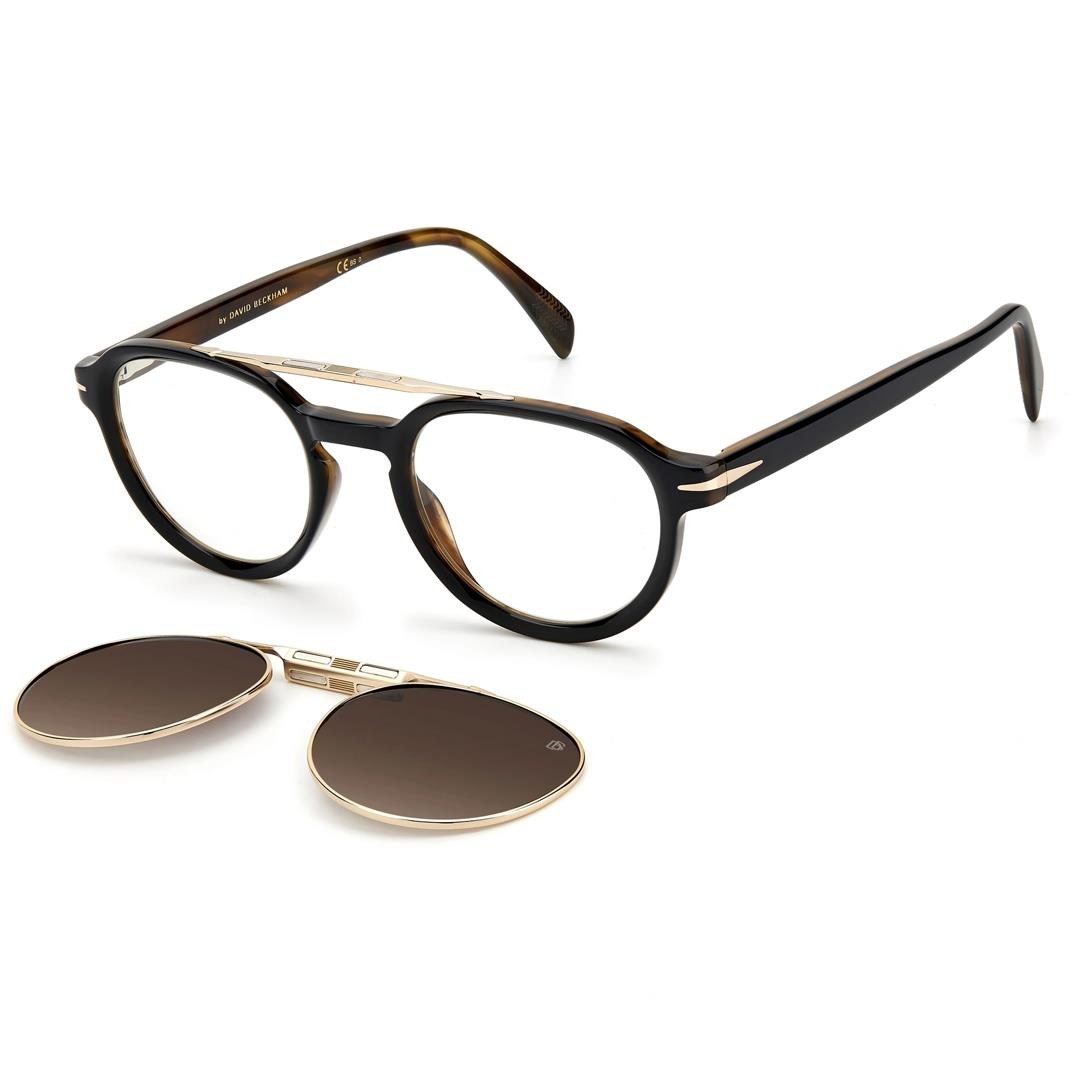 DAVID BECKHAM DB 1075/CS 05K BLK STR BW BROWN