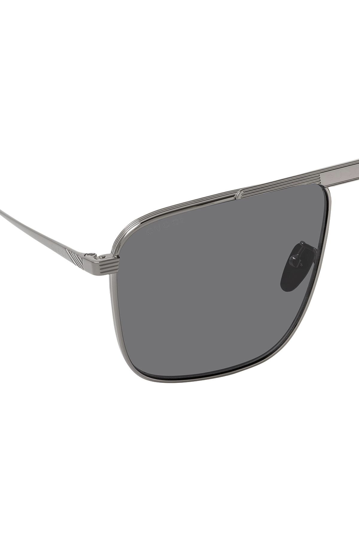 Gucci GG 0840S 001 Ruthenium Güneş Gözlüğü
