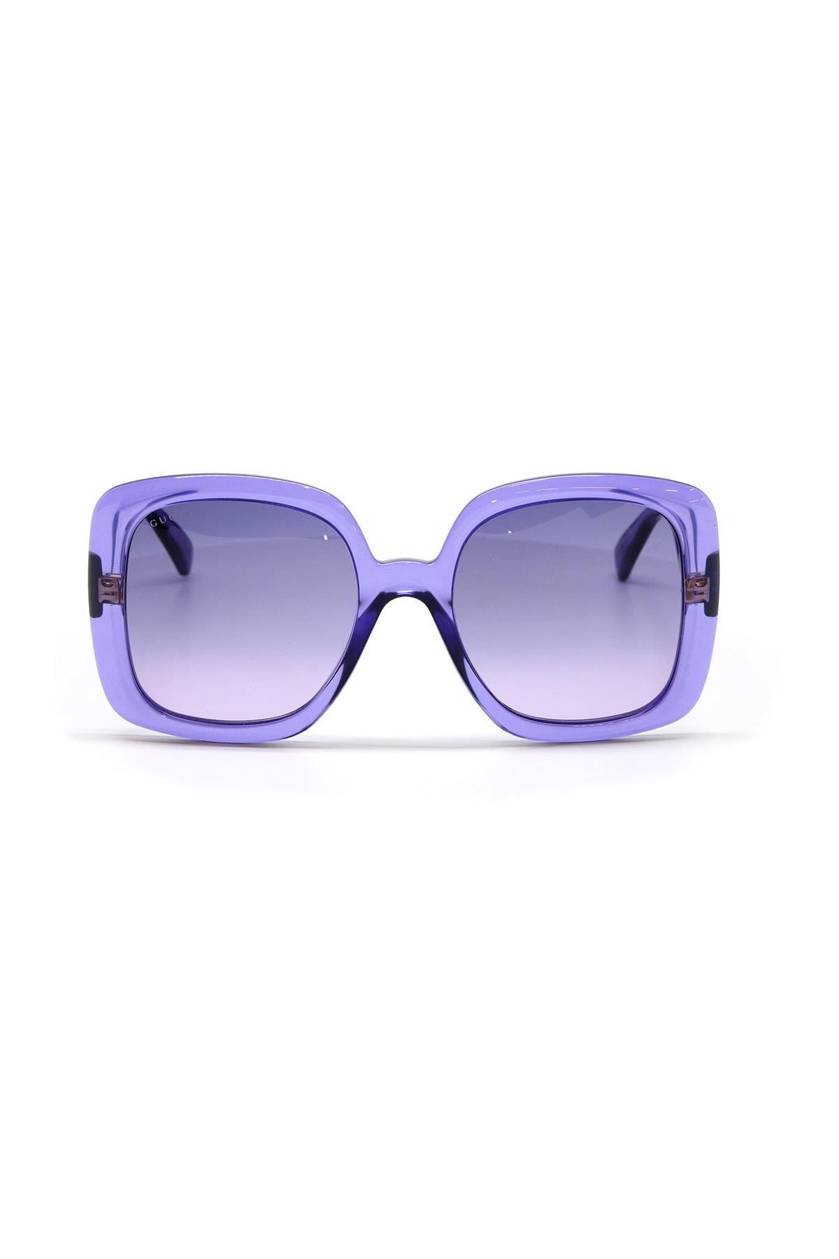GUCCI GG0713S 005 55 DOUBLE GRADIENT DARK VIOLET/LILA GÜNEŞ GÖZLÜĞÜ 