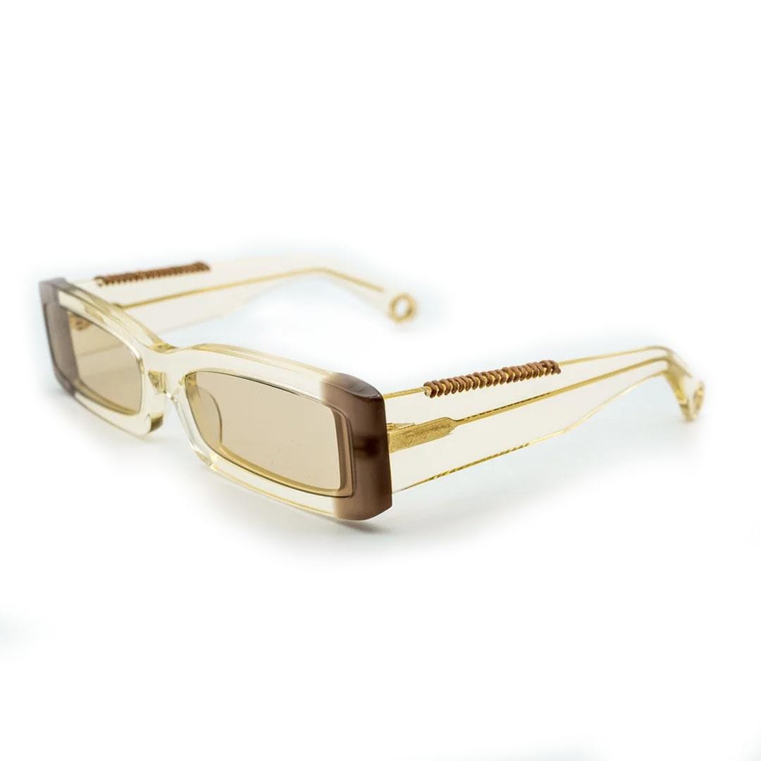 JACQUEMUS LES LUNETTES 97 SUN YELLOW - LIGHT YELLOW LENS