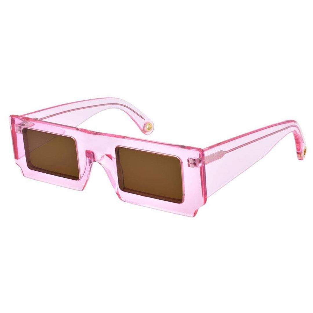 JACQUEMUS LES LUNETTES SOLEIL SUN MULTI PINK - BROWN LENS