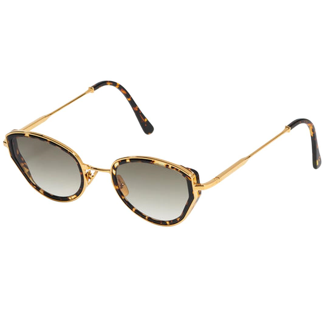 JOHN DALIA ANNE C127 - Havana Nerves - Yellow Gold