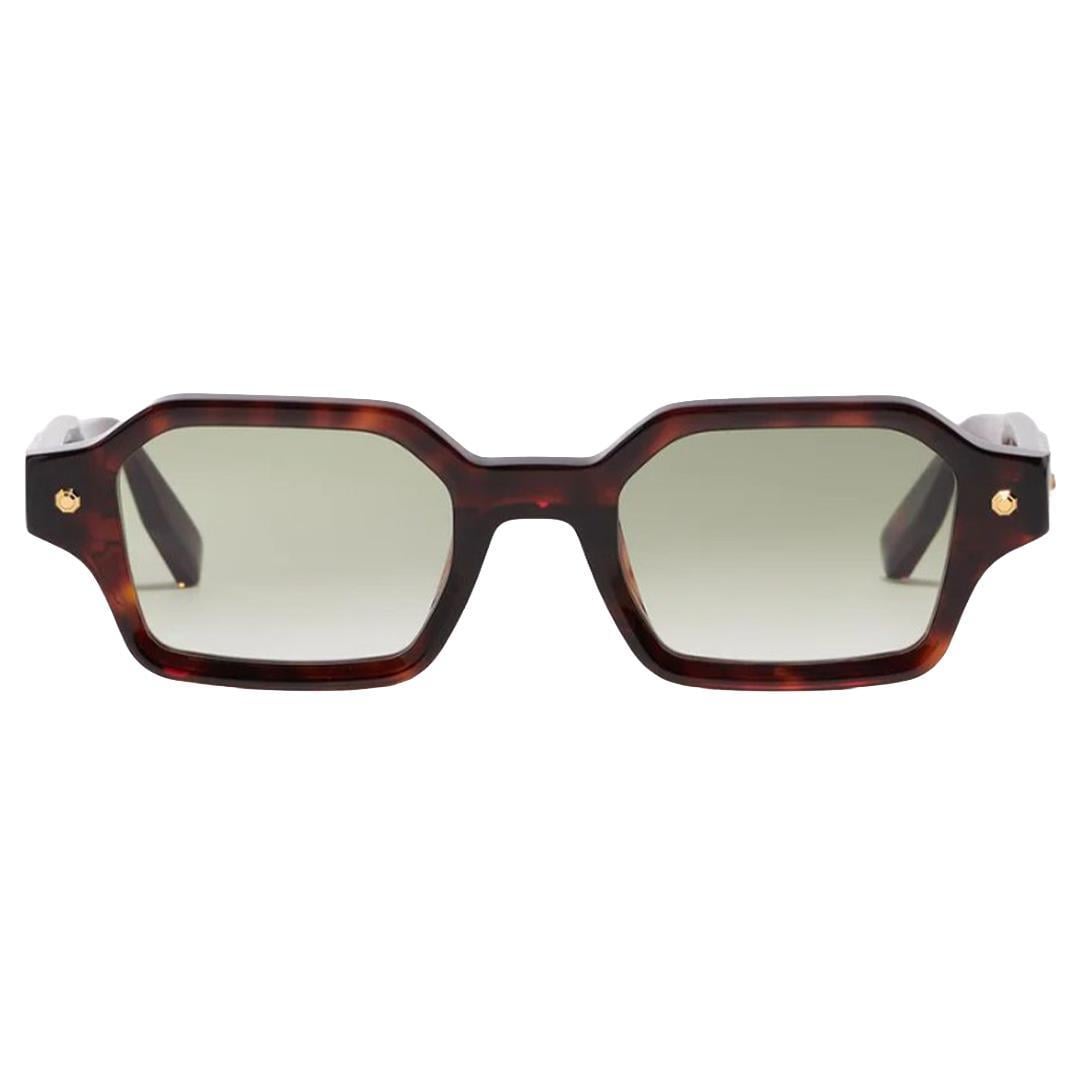 JOHN DALIA P09 SUN C622 - Dark Brown Tortoise - Yellow Gold