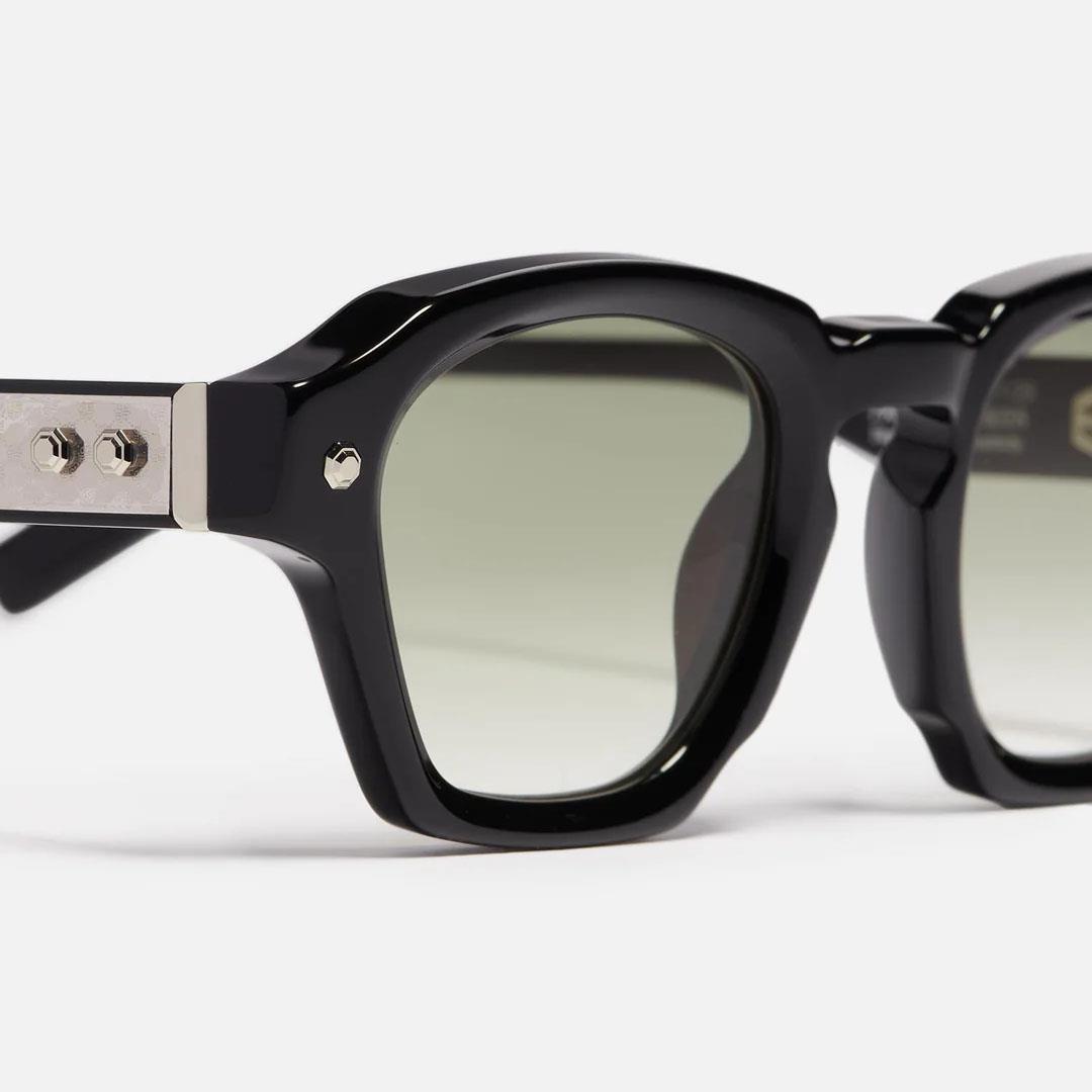 JOHN DALIA P11 SUN C606 - Shiny Black - Platine Plated
