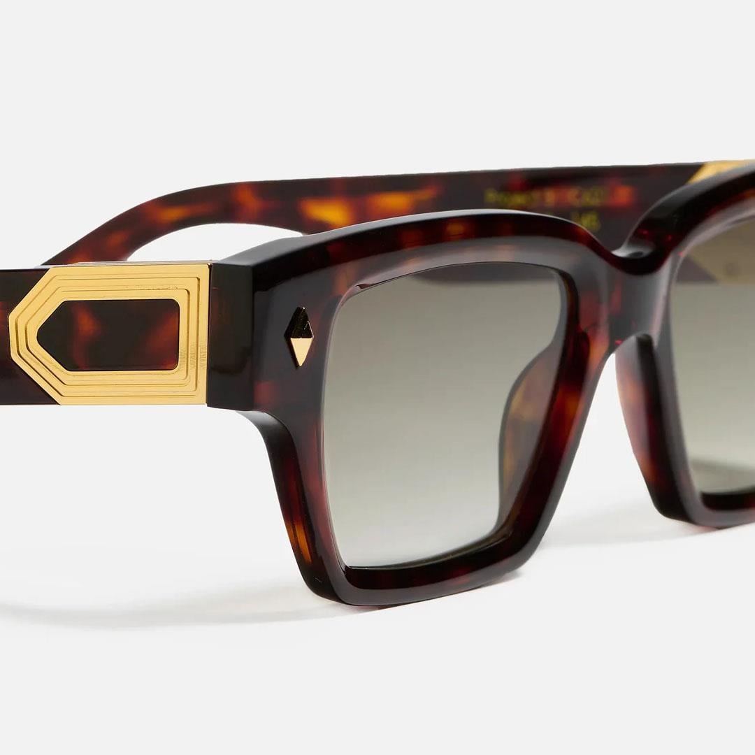 JOHN DALIA P3 SUN C621 - Tortoise - Yellow Gold