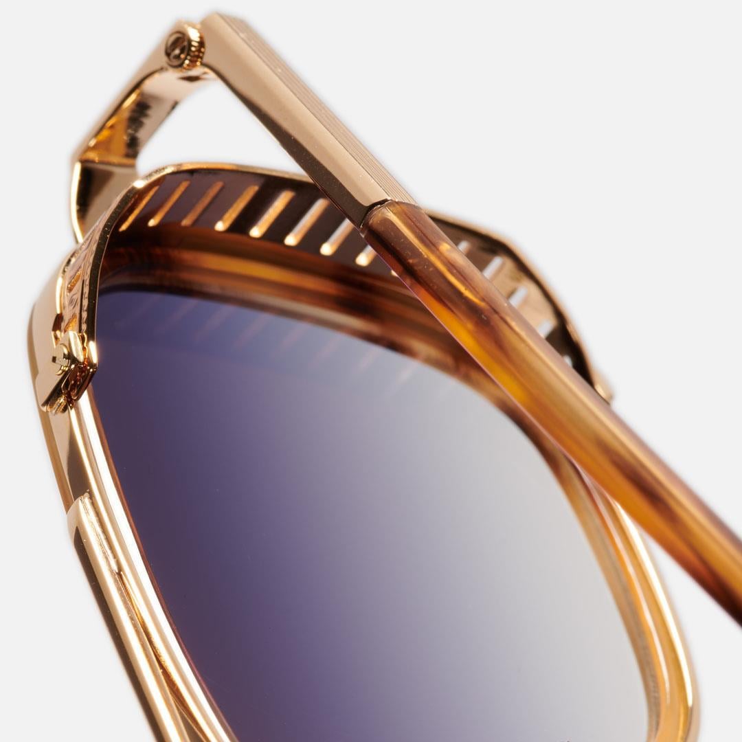 JOHN DALIA PHIL SUN C407 - Shiny Black - Yellow Gold