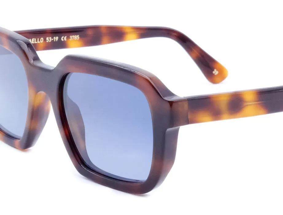 L.G.R Raffaello Havana Maculato 39 // Blue HD Gradient Unisex Güneş Gözlüğü