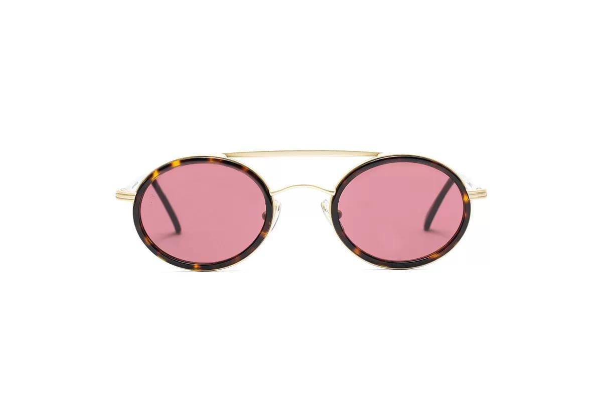 L.G.R Kruger Gold Matt / Havana Scuro 03 // Violet Unisex Güneş Gözlüğü