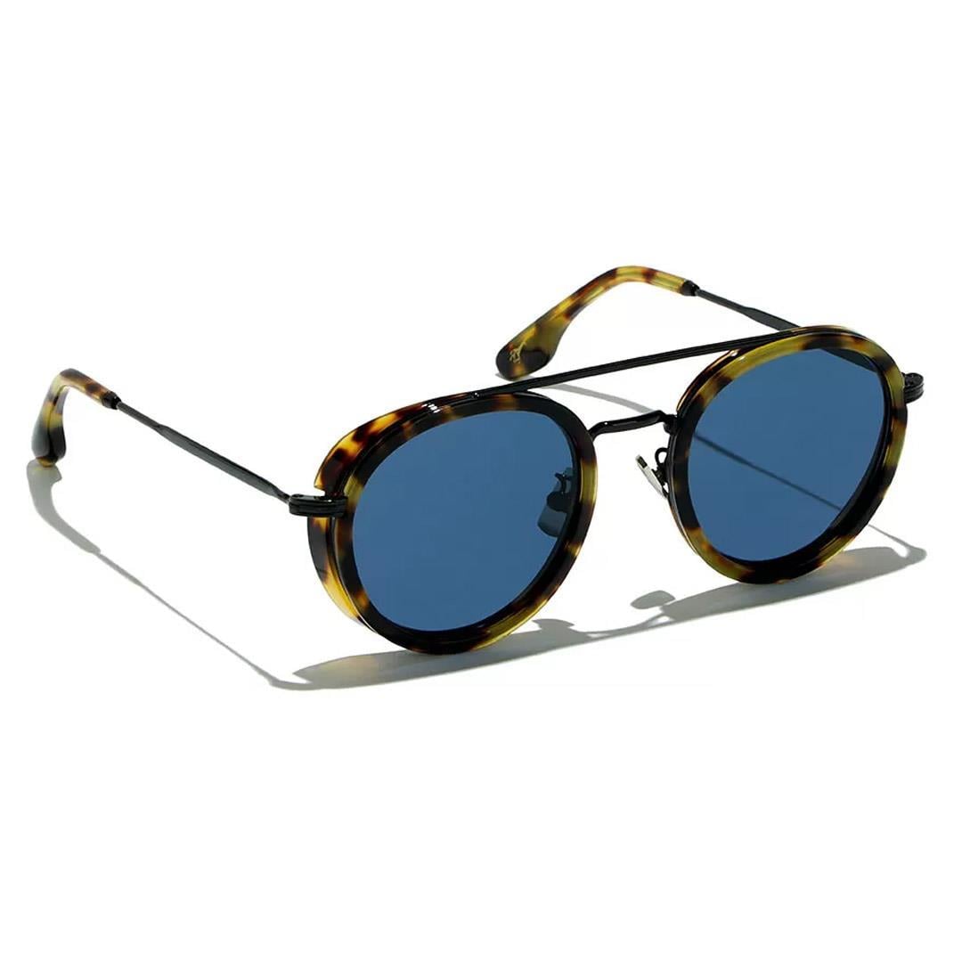 L.G.R TSAVO UNISEX BLACK HAVANA TARTARUGATO 23 BLUE (BASE 2) 54' 5510