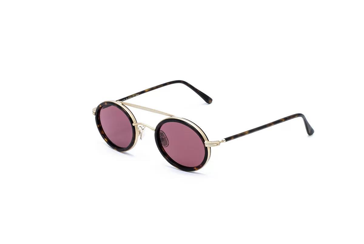 L.G.R Kruger Gold Matt / Havana Scuro 03 // Violet Unisex Güneş Gözlüğü