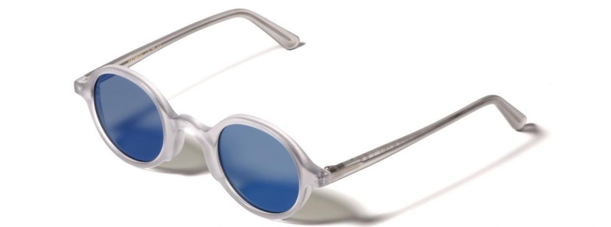 L.G.R George Crystal Grey Matt / Mavi Aynalı Unisex Güneş Gözlüğü