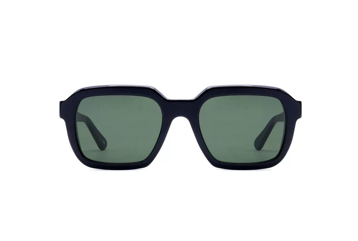 L.G.R Raffaello Black 01 // Green G15 Unisex Güneş Gözlüğü