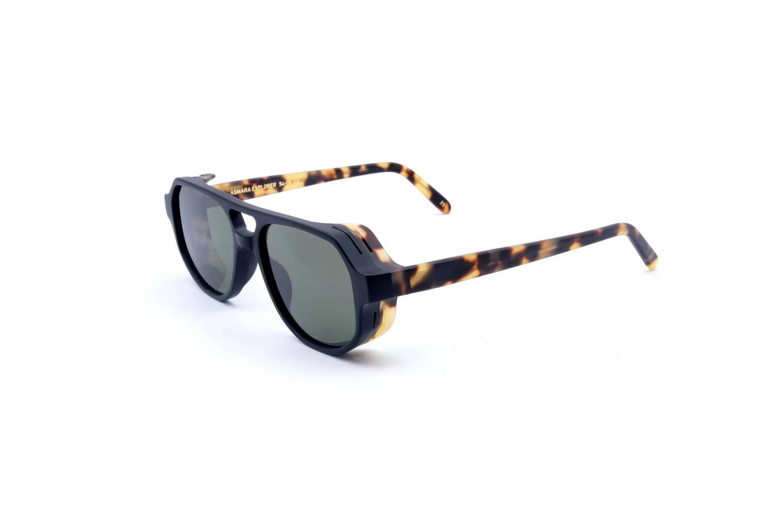 LGR Asmara Explorer Black Matt Havana Tartarugato Matt23 Unisex Güneş Gözlüğü