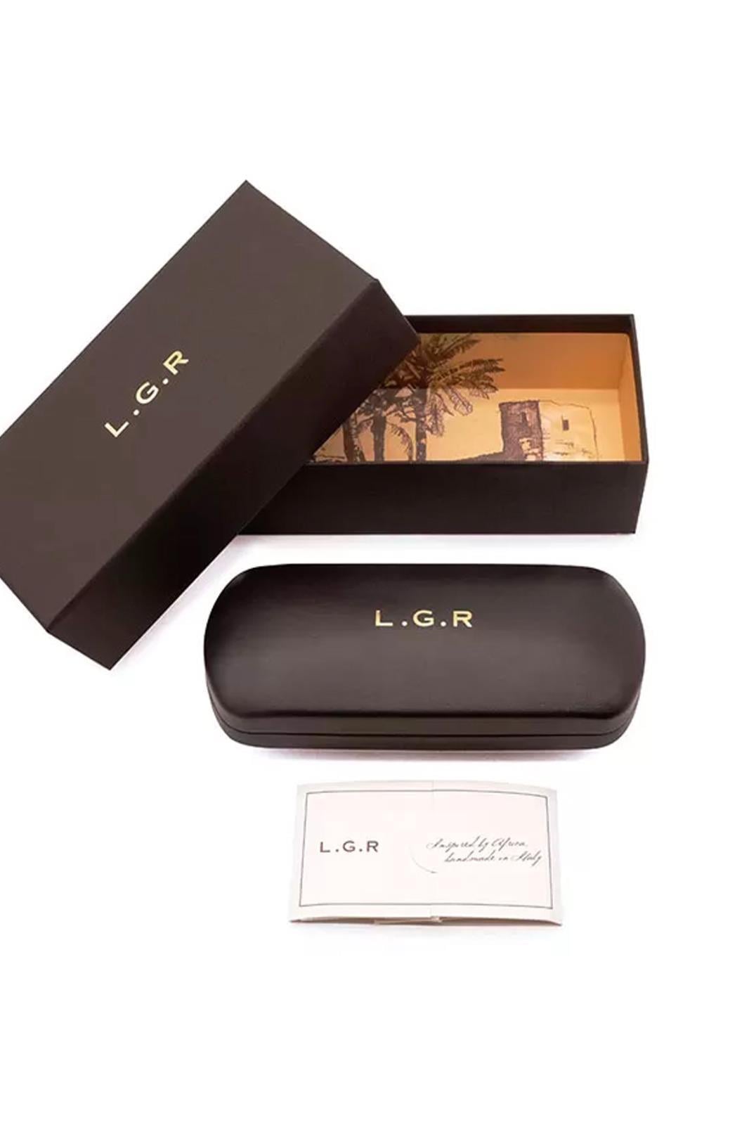 LGR Nomad II Havana Maculato Gradyan Mavi Unisex Güneş Gözlüğü