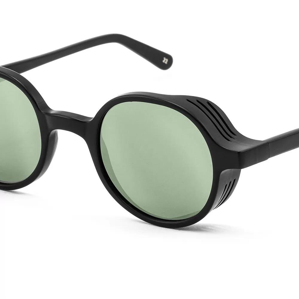 LGR Reunion Explorer Black Matt 22 // Flat Green G15 Unisex Güneş Gözlüğü