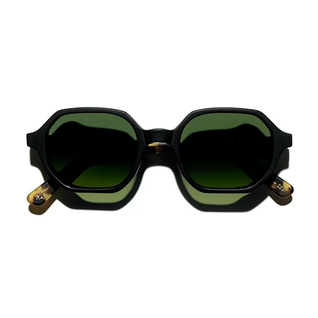 LGR ZANZIBAR EXP. BLACK MATT HAVANA TARTARUGATO 23B GREEN G15 48