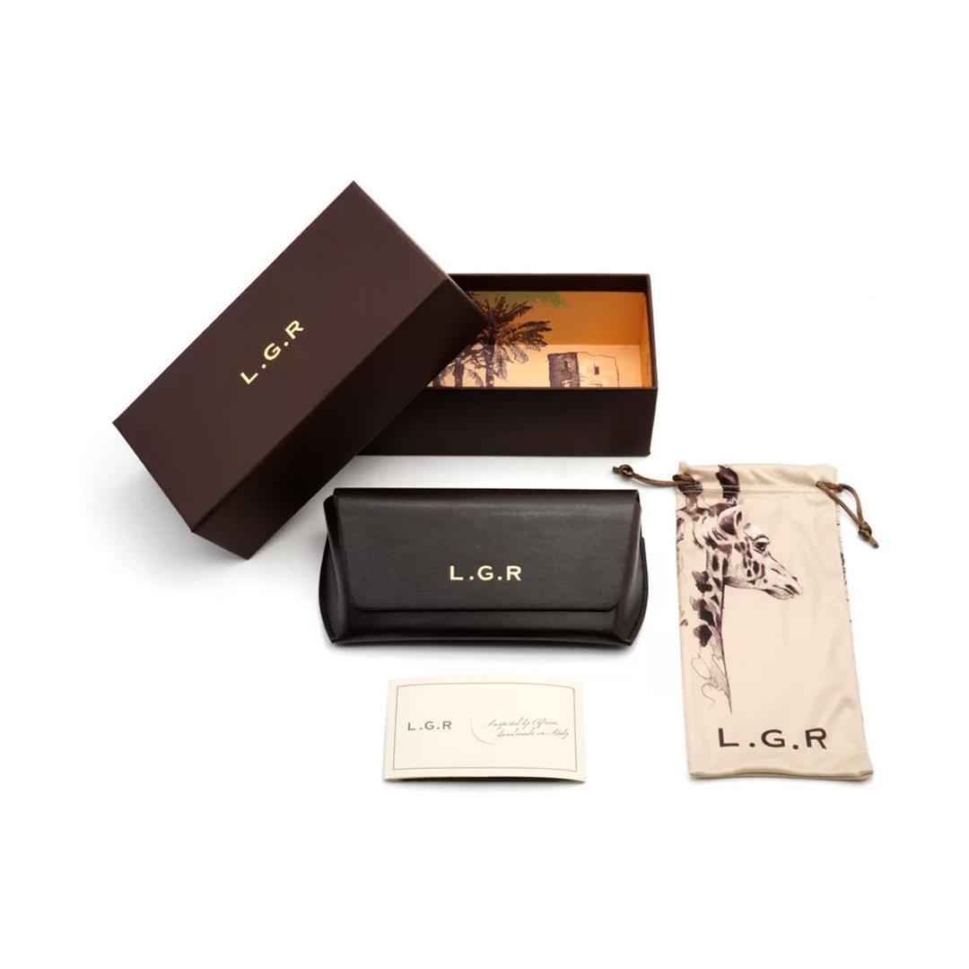 LGR ZANZIBAR EXP. BLACK MATT HAVANA TARTARUGATO 23B GREEN G15 48