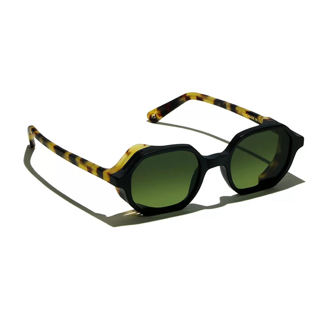 LGR ZANZIBAR EXP. BLACK MATT HAVANA TARTARUGATO 23B GREEN G15 48