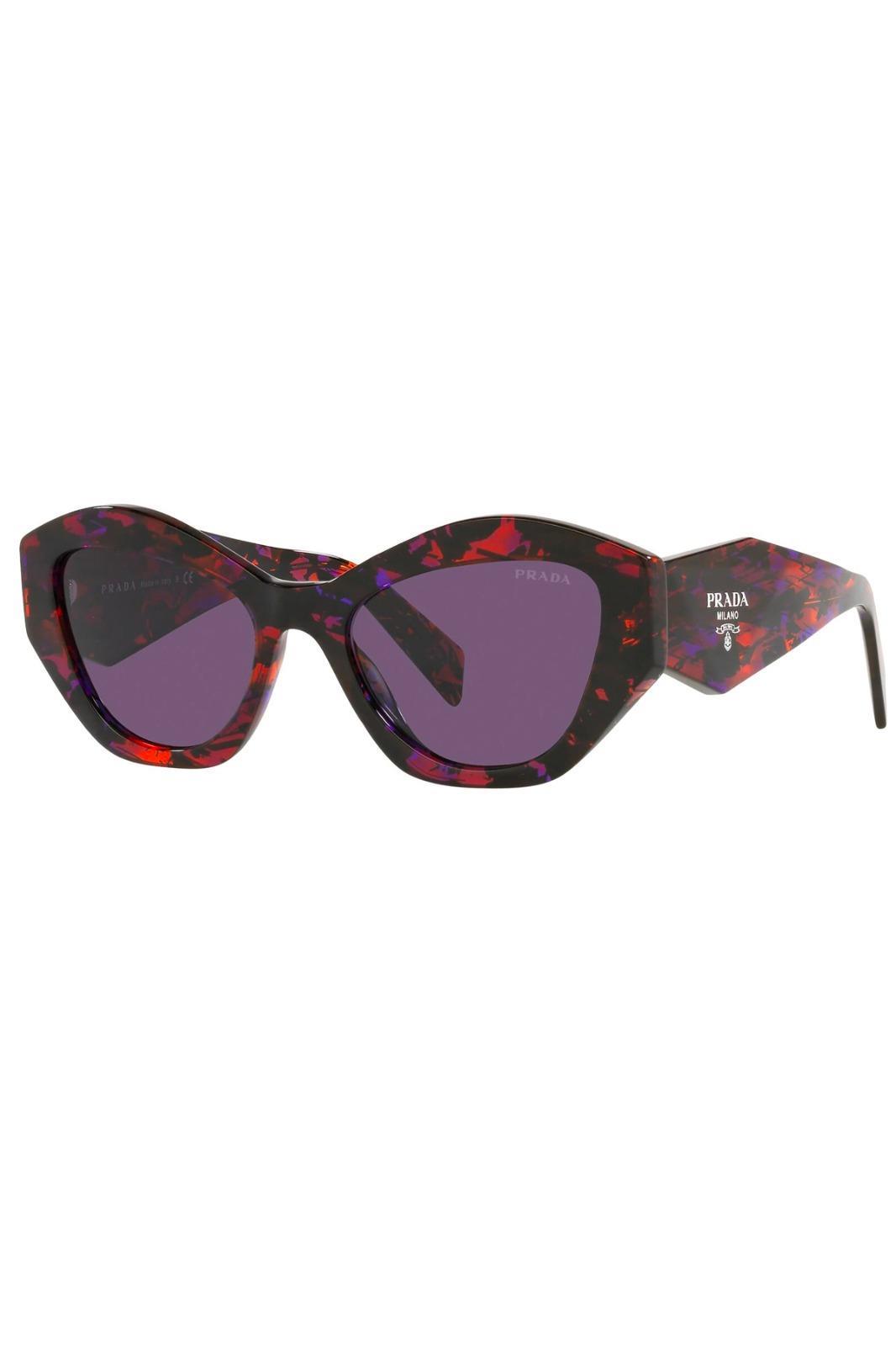 PRADA PR 07YS 06V6O2 ABSTRACT ORANGE GÜNEŞ GÖZLÜĞÜ