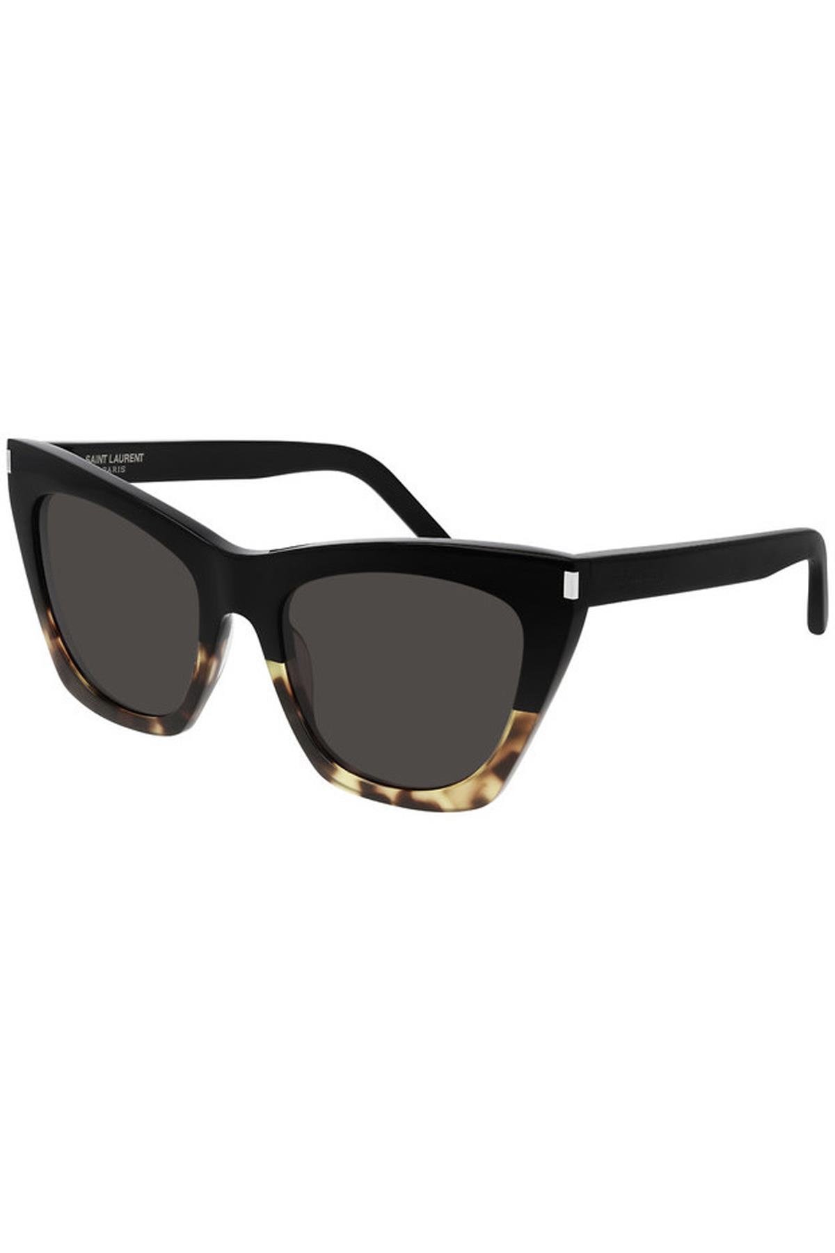 Saint Laurent SL 214 KATE 010 Black/Havana Güneş Gözlüğü