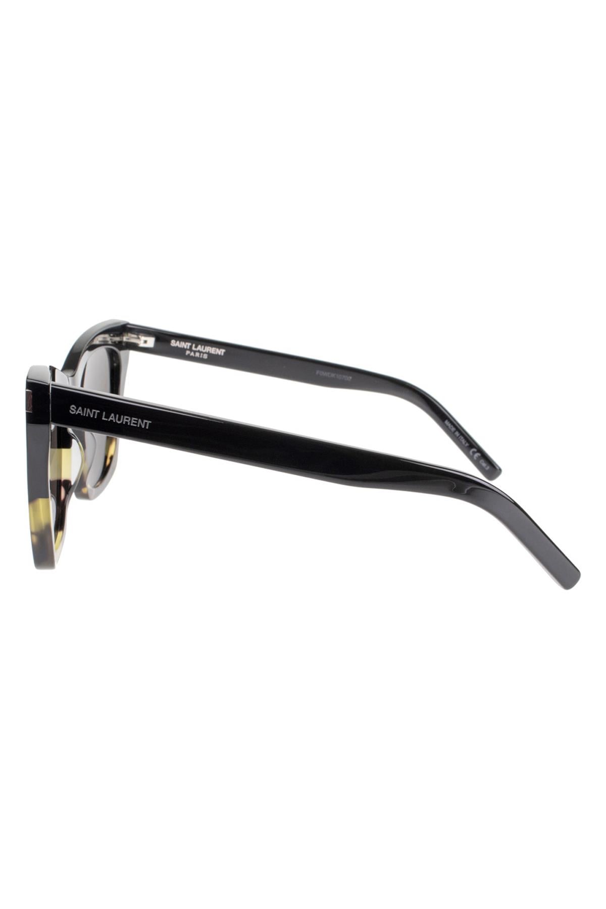 Saint Laurent SL 214 KATE 010 Black/Havana Güneş Gözlüğü