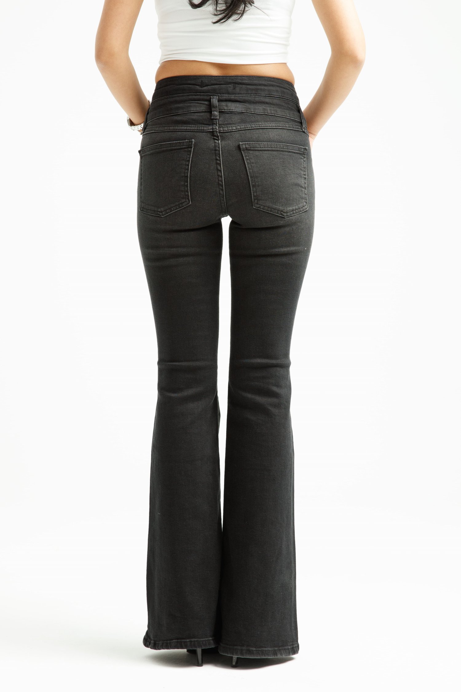 Antrasit Flare Jean