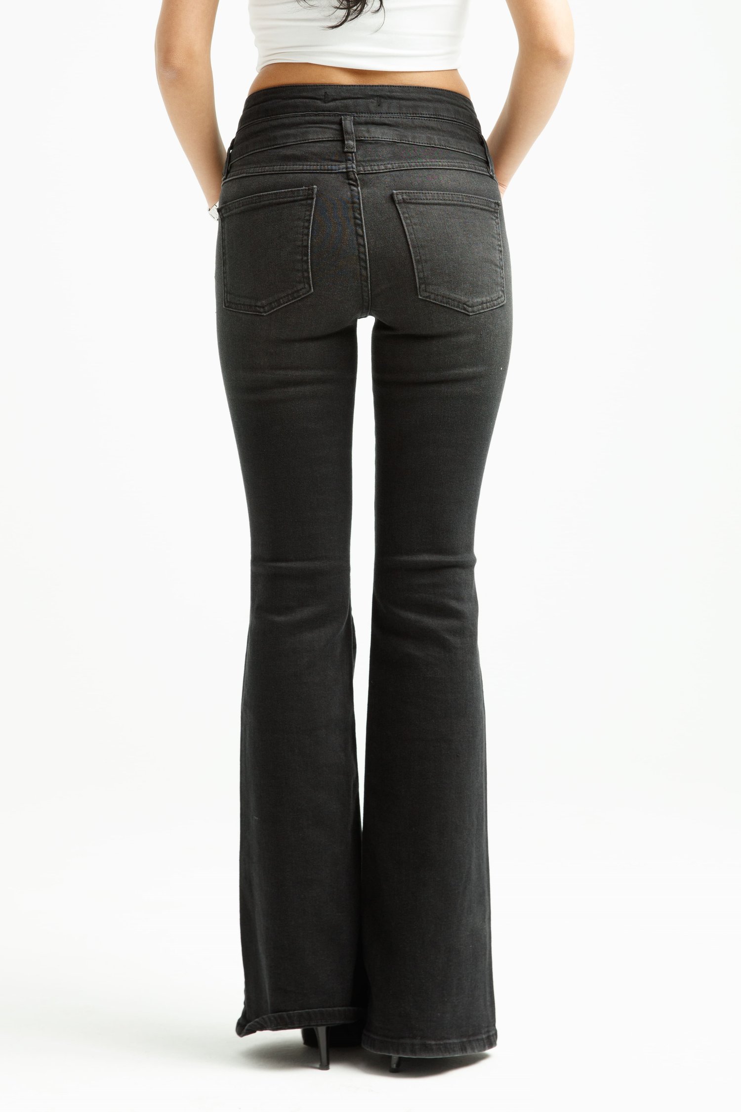 Antrasit Flare Jean