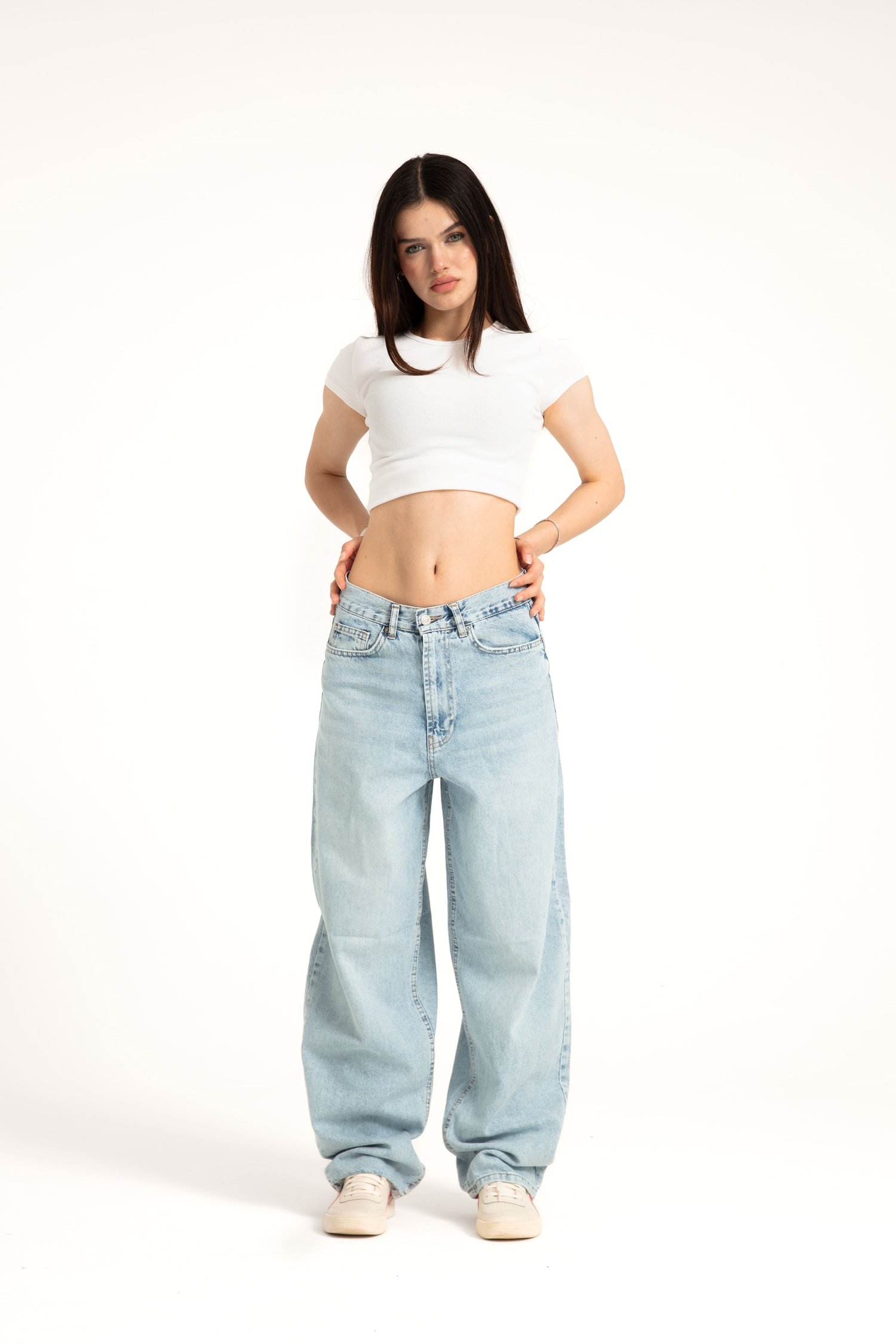 Buz Mavi Skater Jean