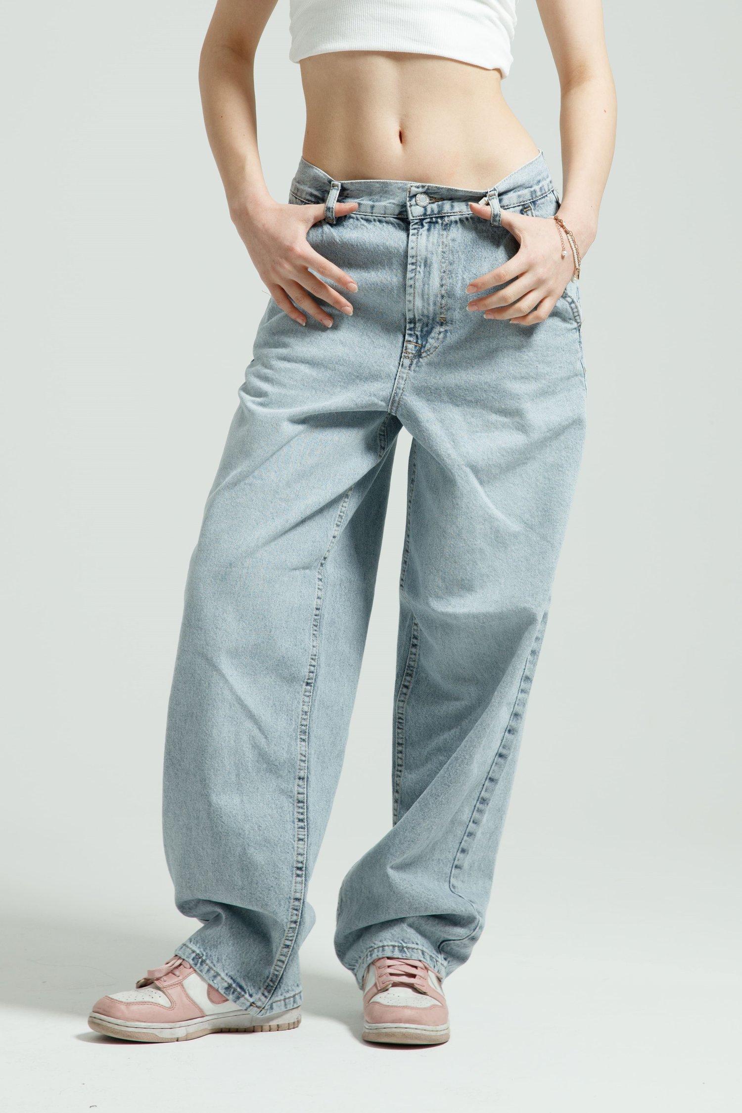 Buz Mavi Skater Jean