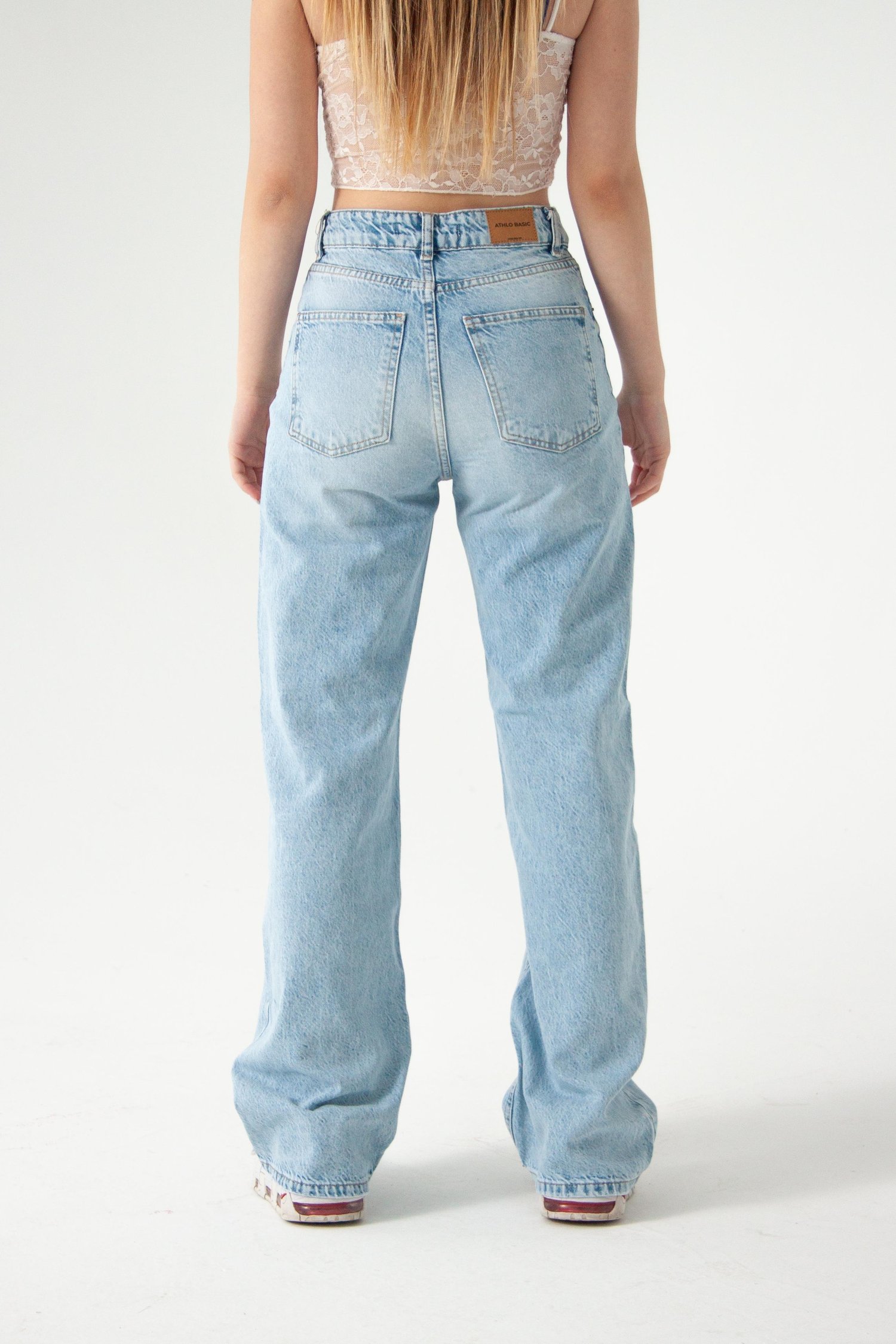 Buz Mavi Tint Straight Jean