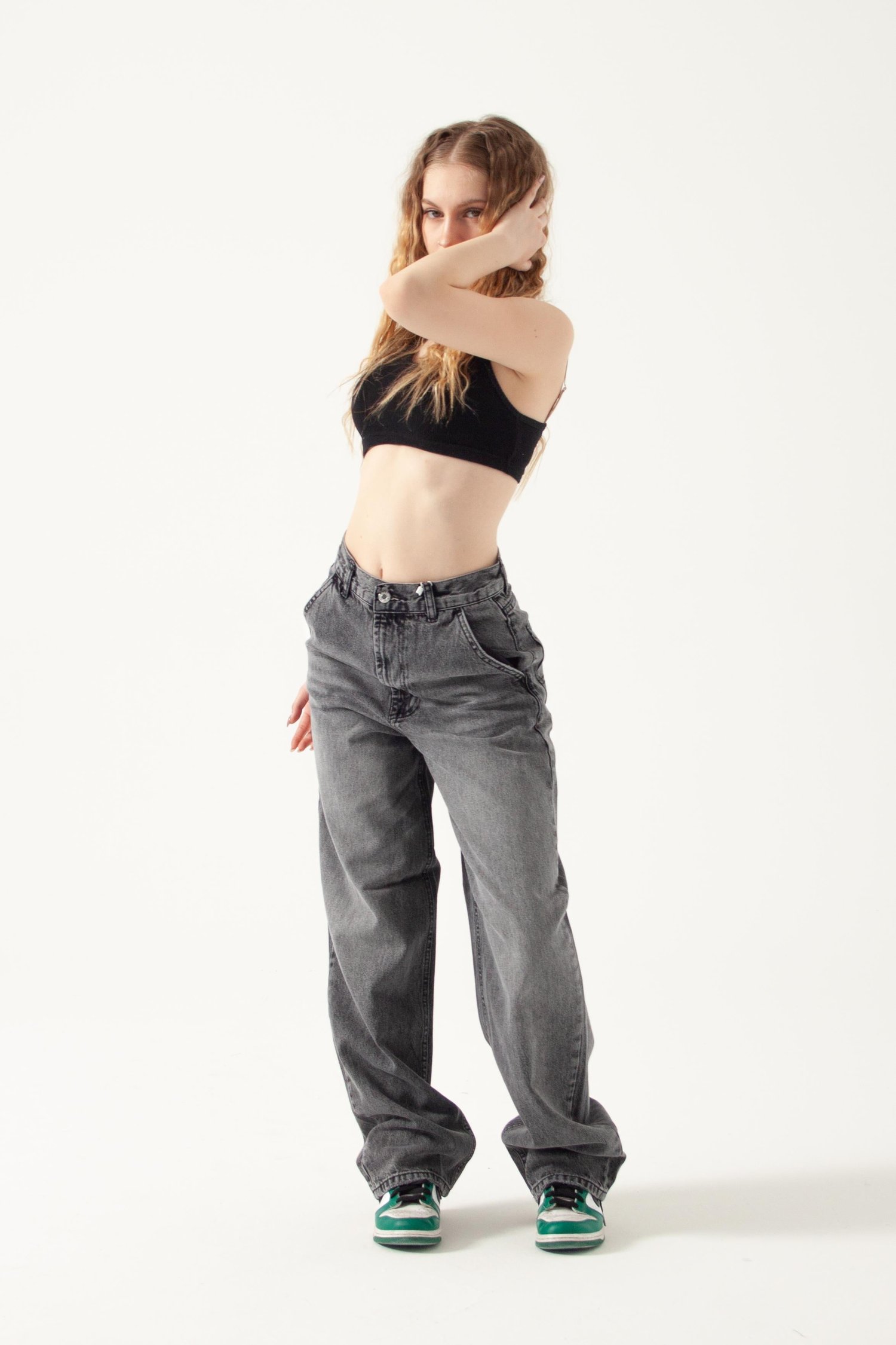 Gri Skater Jean