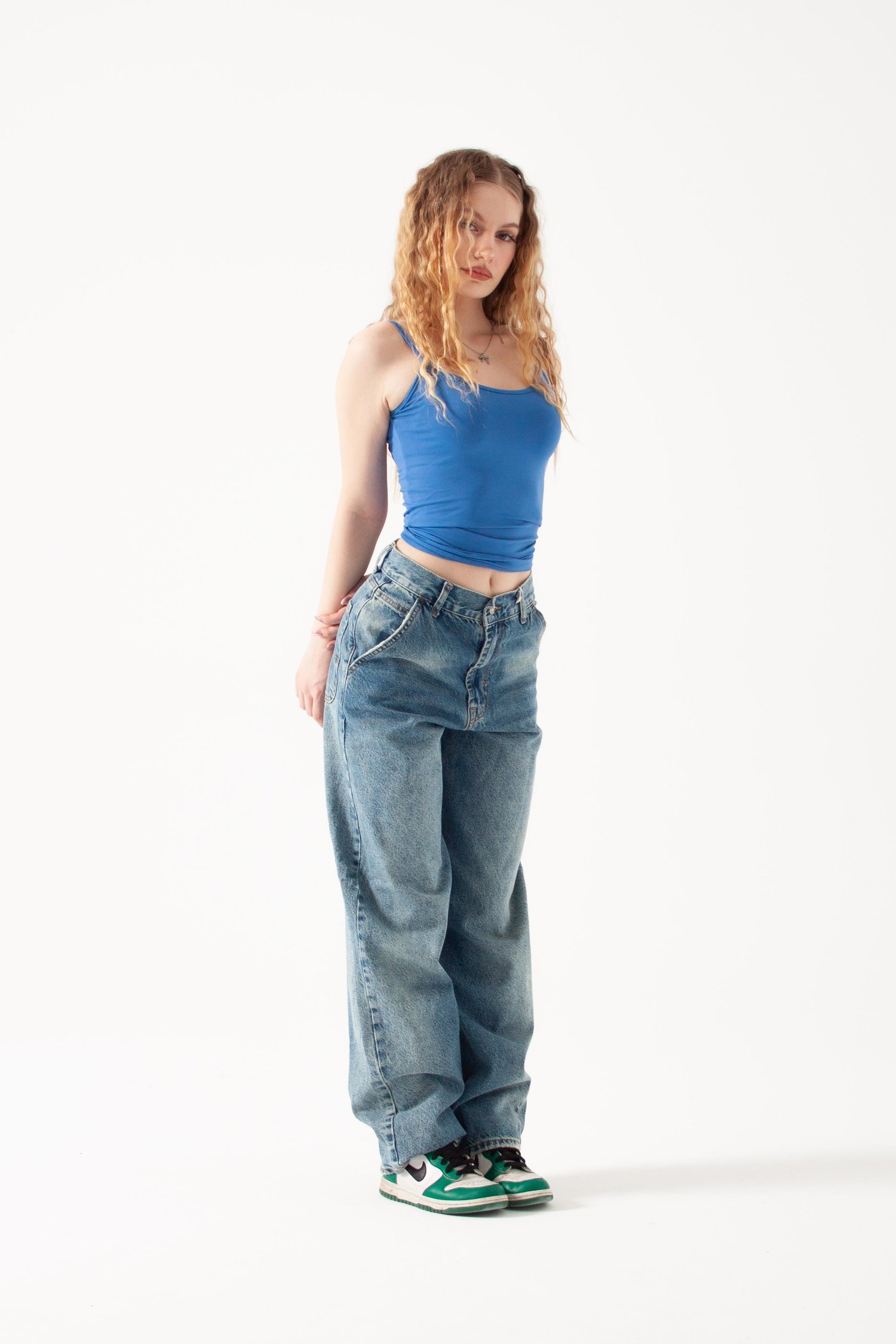 Mavi Tint Skater Jean