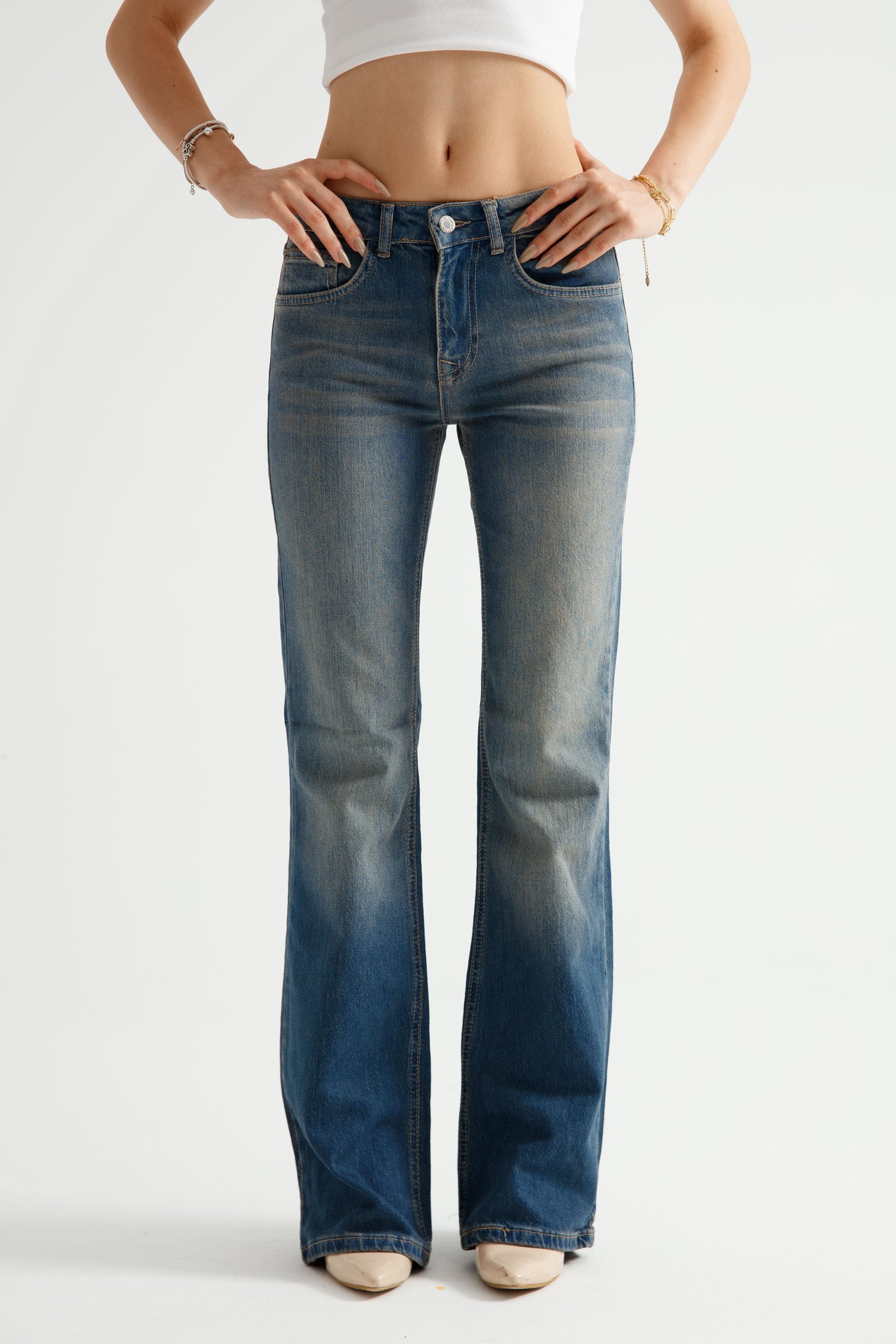 Mavi Viscon Kumaş Flare Jean