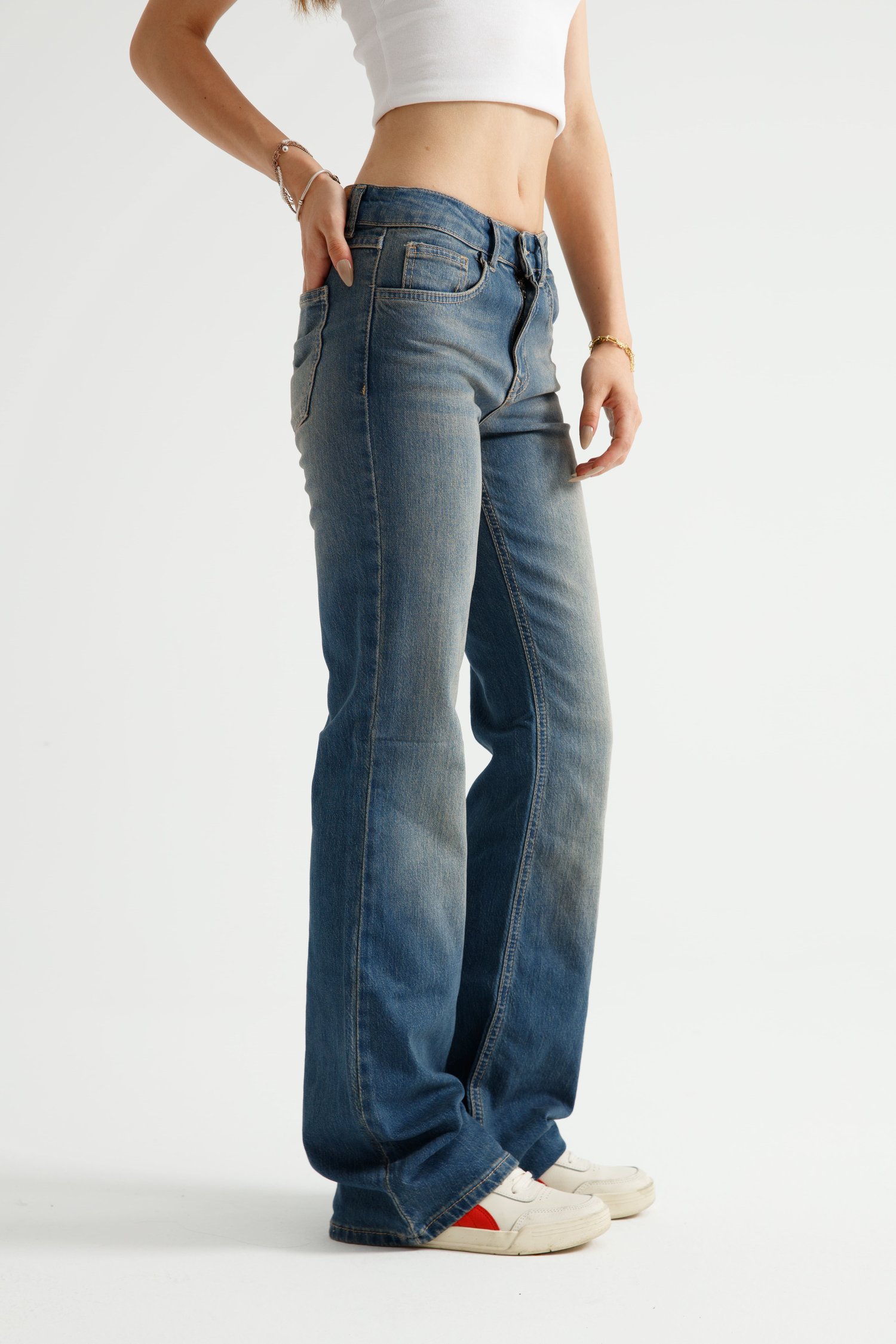 Mavi Viscon Kumaş Flare Jean