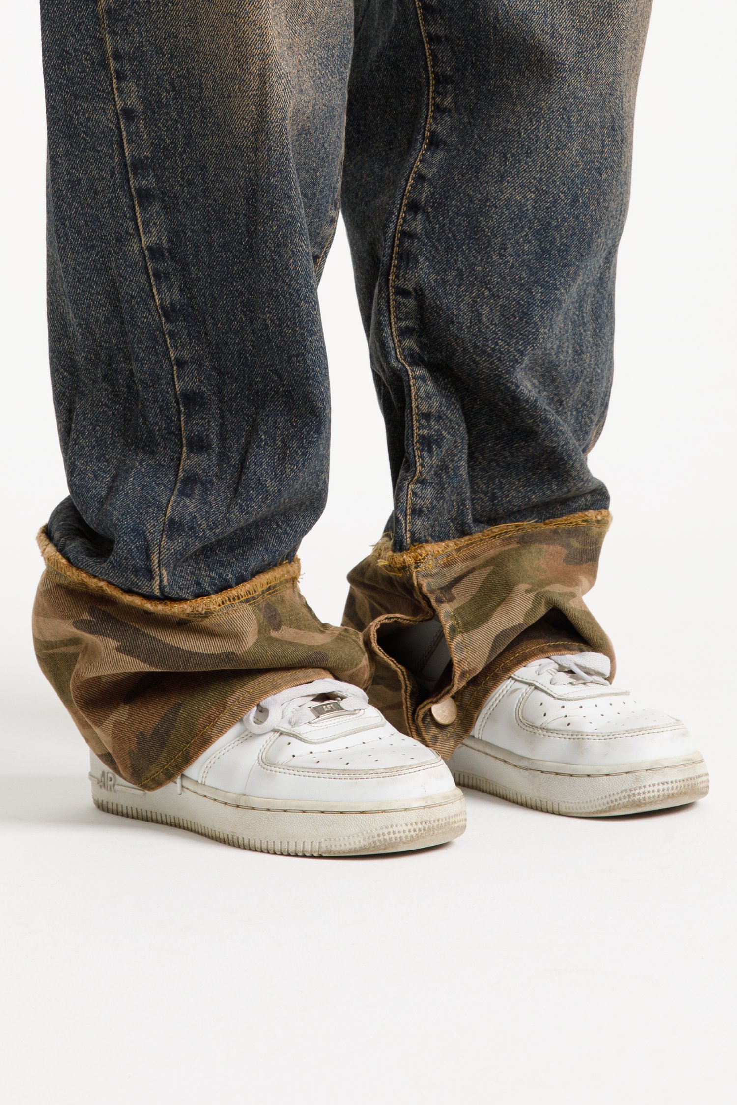 Paça Detaylı Crop Barrel Jean