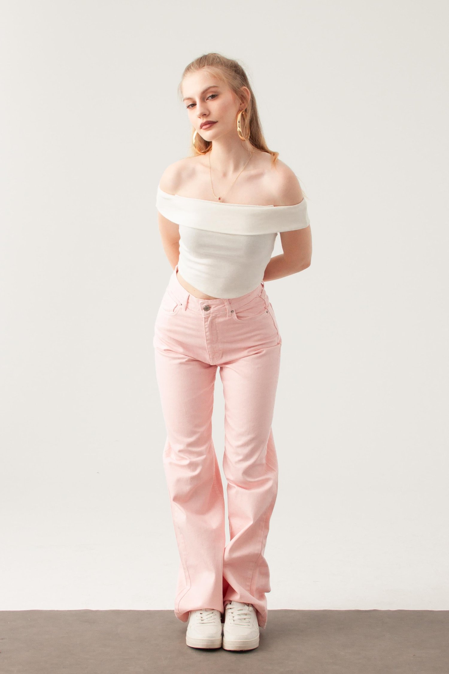 Pembe Straight Jean