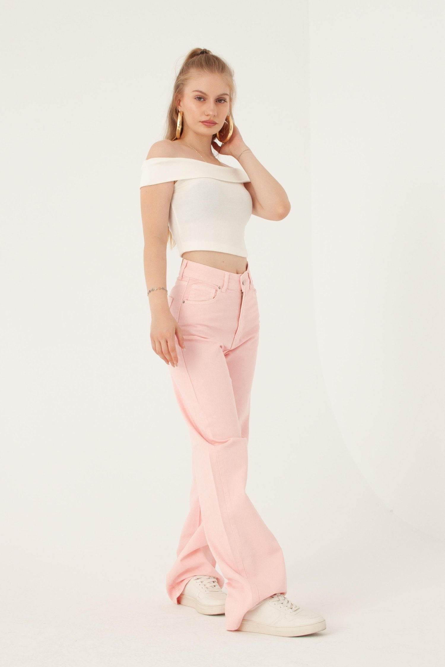 Pembe Straight Jean