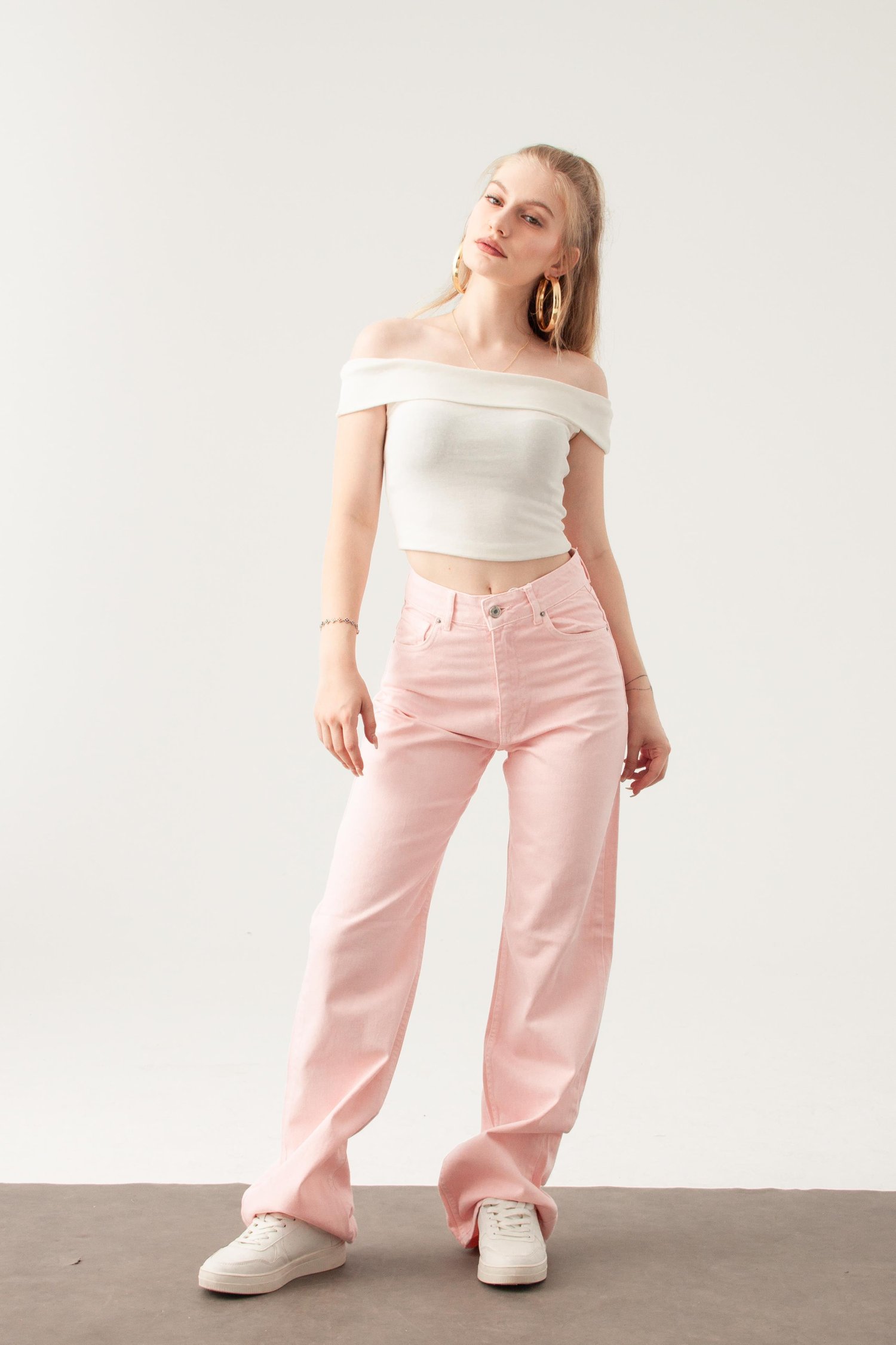 Pembe Straight Jean