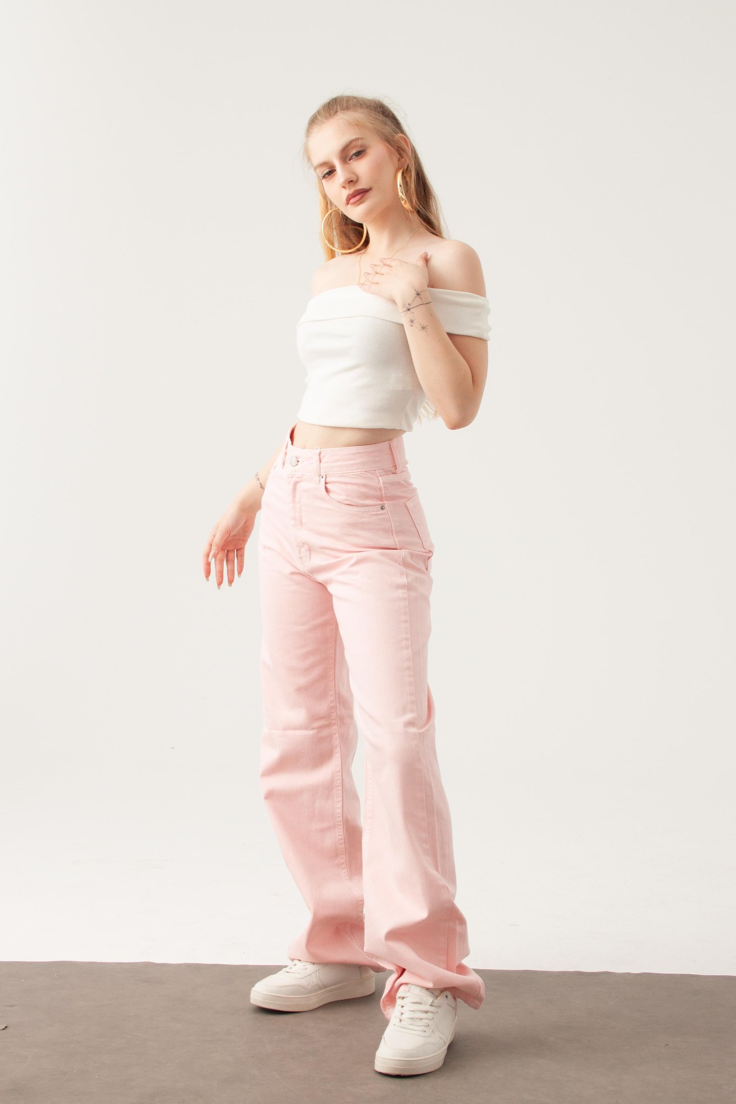 Pembe Straight Jean