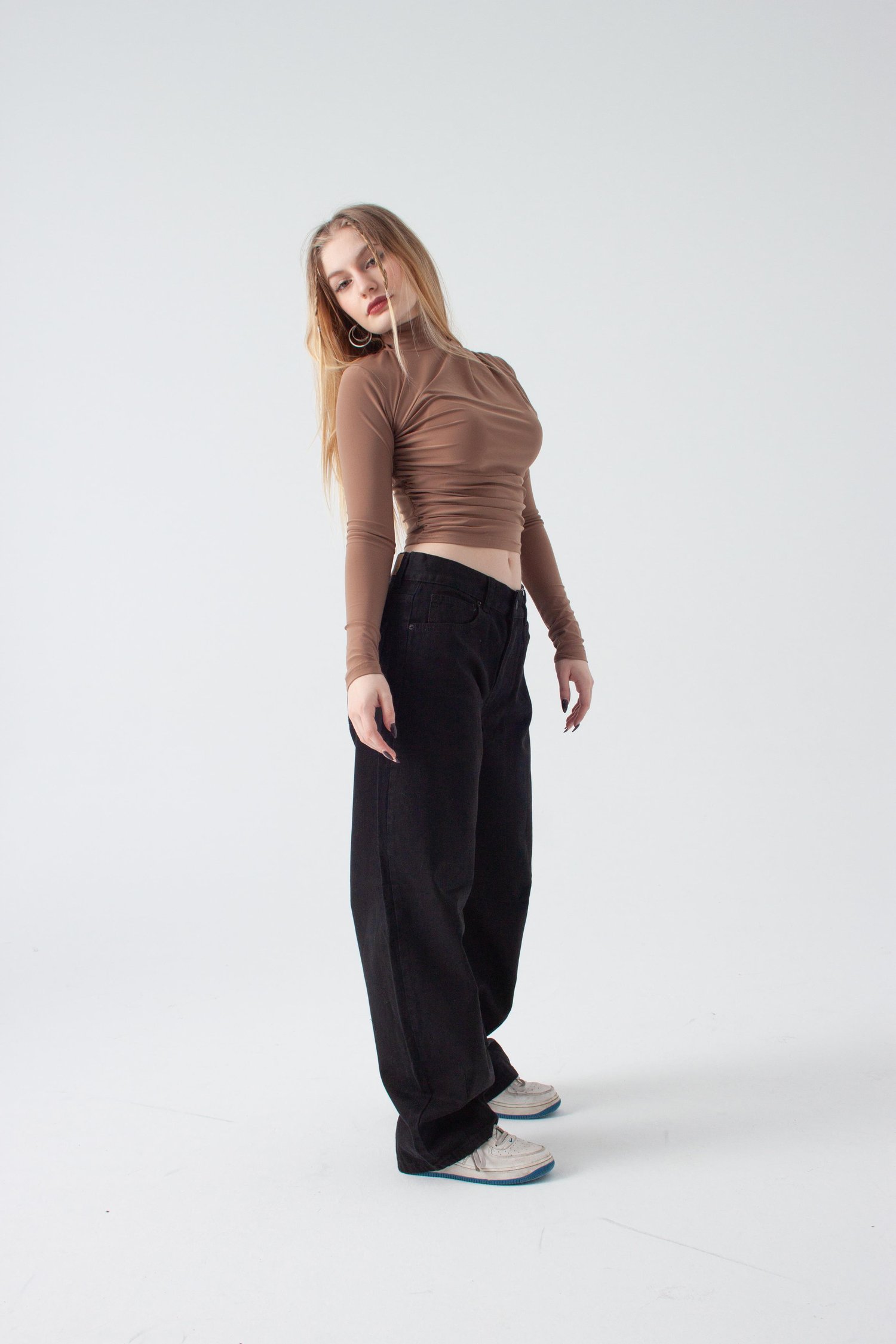 Siyah Baggy Jean