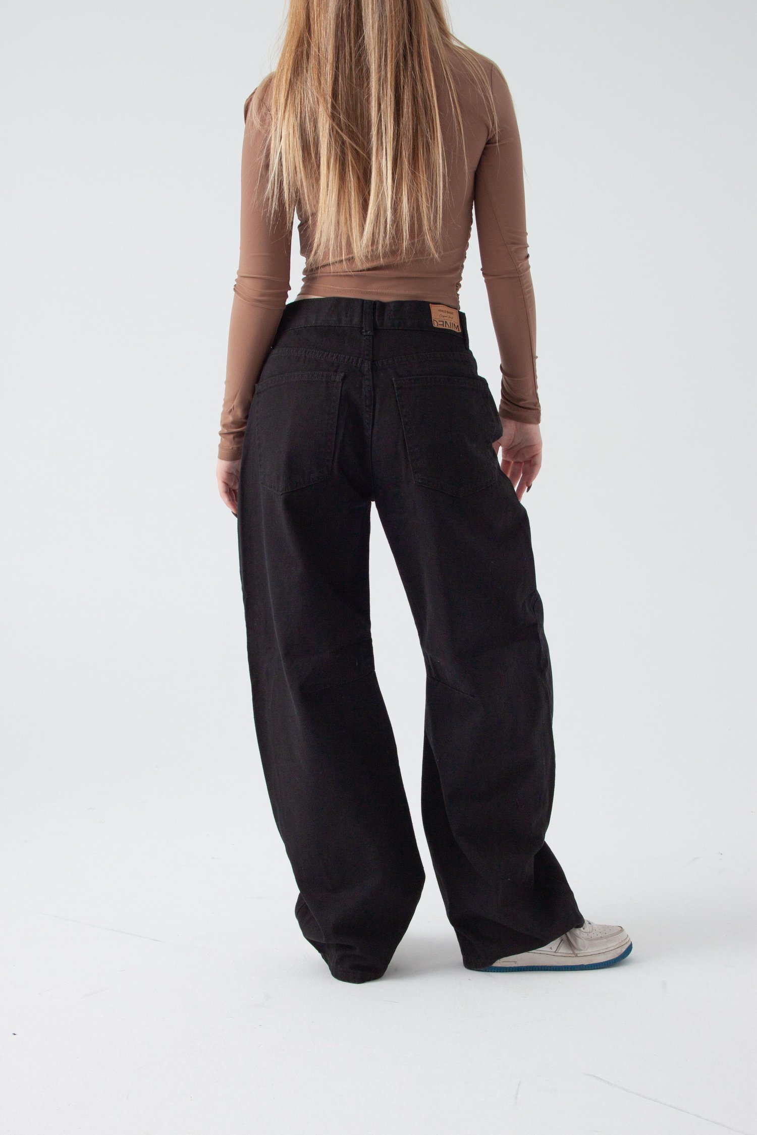 Siyah Baggy Jean