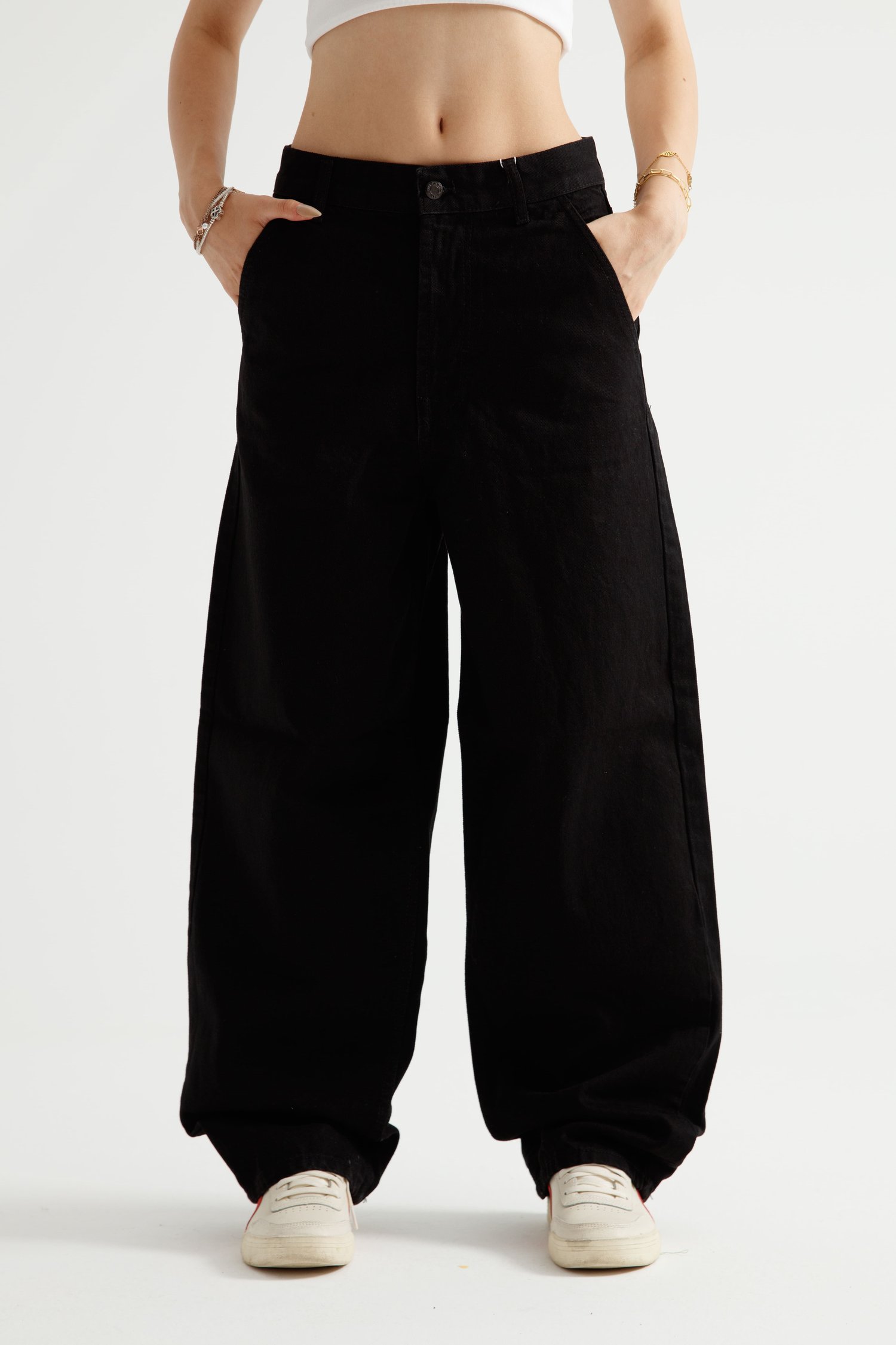 Siyah Skater Jean