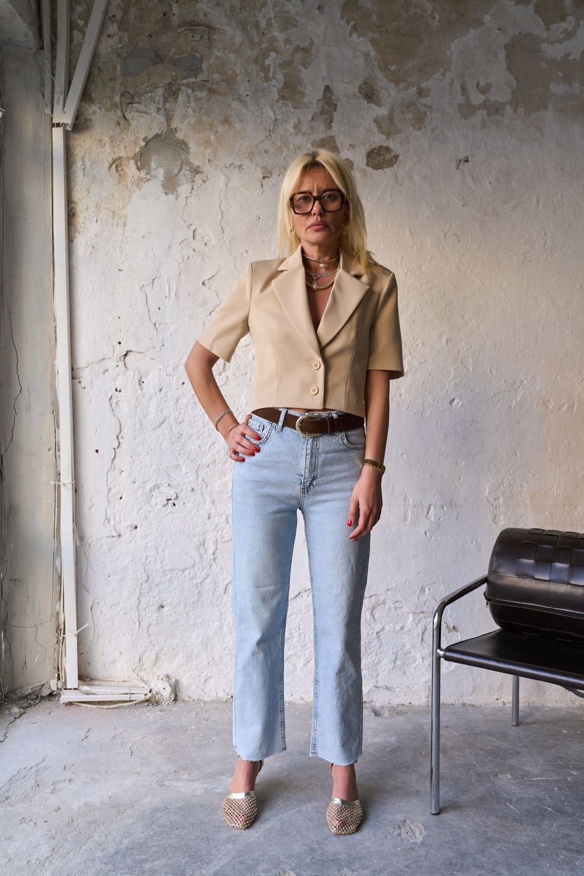 EMİLY BEJ KISA CEKET