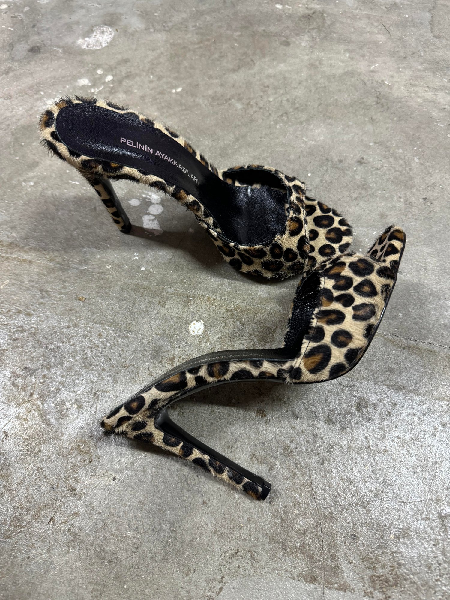 KANTE LEOPAR TOPUKLU AYAKKABI